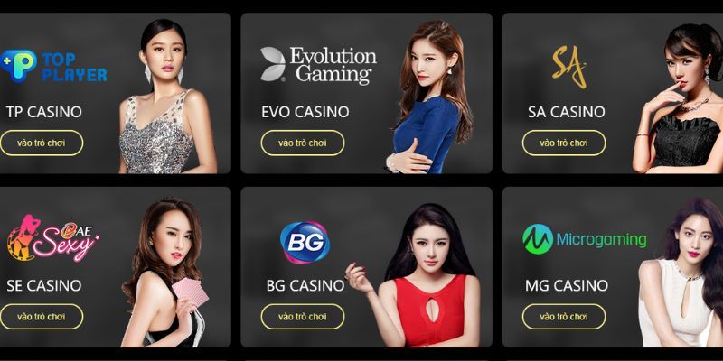 Sảnh game casino King88 có đa dạng thể loại