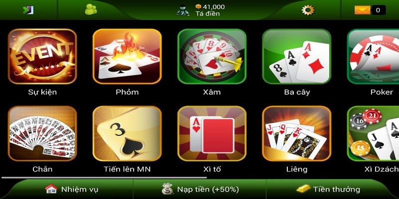 Khám phá đa dạng thể loại game bài 3D King88