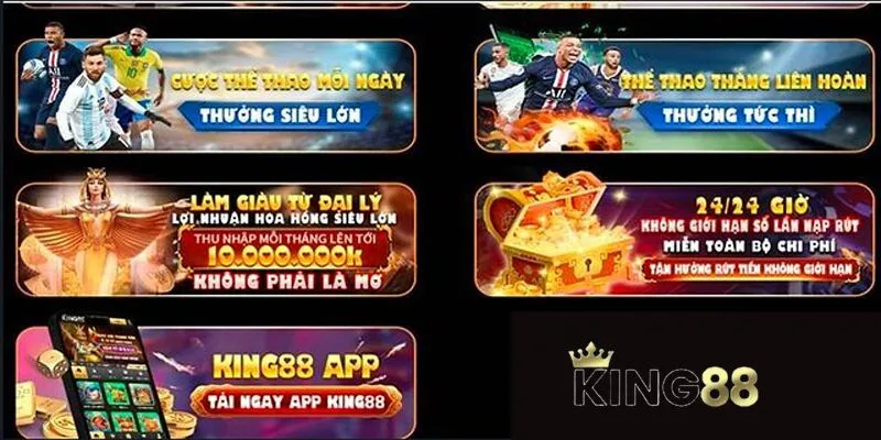 Tổng hợp khuyến mãi KING88 mới nhất hiện nay